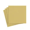 Caspari Christmas Napkins|Cocktail Party|Paper Linen Solid Cocktail Napkins in Gold - 15 Per Package