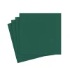 Caspari Christmas Napkins|Graduation Celebration|Paper Linen Solid Cocktail Napkins in Hunter Green - 15 Per Package