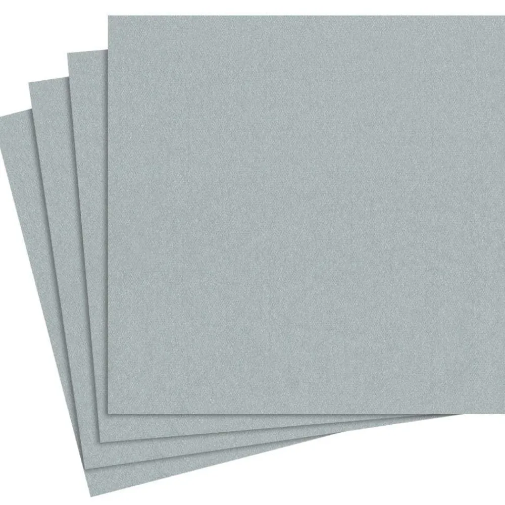 Caspari Graduation Celebration|Hanukkah|Paper Linen Solid Dinner Napkins in Silver - 12 Per Package
