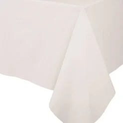 Caspari Graduation Celebration|Engagement Party|Paper Linen Solid Table Cover in Ivory - 1 Each