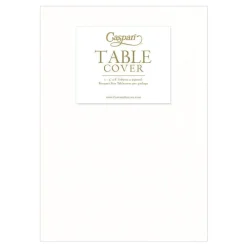 Caspari Graduation Celebration|Engagement Party|Paper Linen Solid Table Cover in White - 1 Each