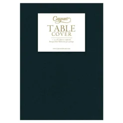 Caspari Graduation Celebration|Engagement Party|Paper Linen Solid Table Cover in Black - 1 Each