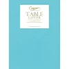 Caspari Bridal Shower|Table Linens|Paper Linen Solid Table Cover in Robin's Egg - 1 Each