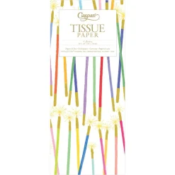 Caspari Birthday|Tissue Paper|Party Candles Tissue Paper - 4 Sheets Included