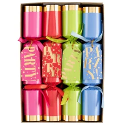 Caspari Celebration Crackers|Party! Eday Crackers-10 Inch Long/8In