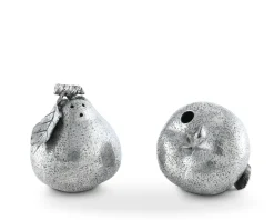 Vagabond House Engagement Party|Salt & Pepper Shakers|Pear with Leaf Salt & Pepper Set