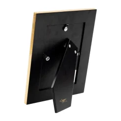 Caspari Lacquerware|Graduation Celebration|Pebble Gold 4" x 6" Lacquer Picture Frame - includes 1 frame