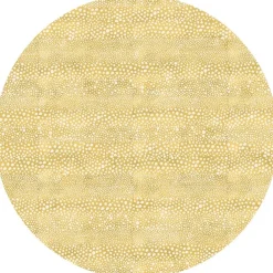 Caspari Lacquerware|Christmas Placemats & Coasters|Pebble Round Lacquer Placemat in Gold - 1 Each