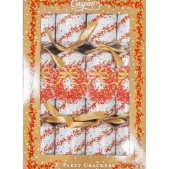 Caspari Christmas Crackers|Pepperberry Celebration Crackers - includes 8 Crackers