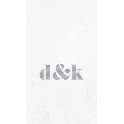 Personalization by Caspari Bridal Shower|Personalized Double Initial Guest Towel Napkins