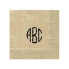 Personalization by Caspari Engagement Party|Mother'S Day|Personalized Monogram Moiré Cocktail Napkins