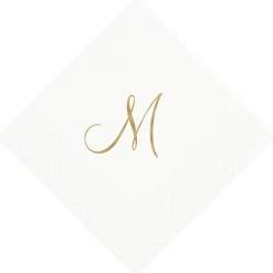 Personalization by Caspari Mother'S Day|Personalized Single Initial Cocktail Napkins