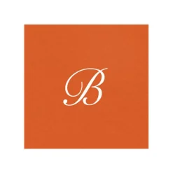 Personalization by Caspari Mother'S Day|Personalized Single initial Paper Linen Cocktail Napkins