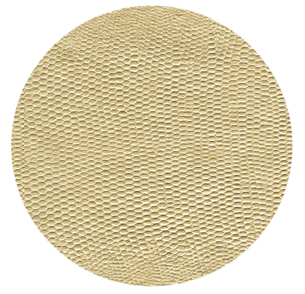 Caspari Coasters|Platinum Lizard Coaster Round 8-In Felt