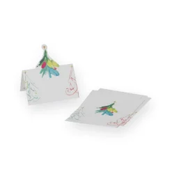 Caspari Christmas Place Cards|Place Cards|Pop Christmas Die-Cut Place Cards - 8 Per Package