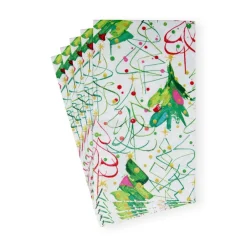 Caspari Christmas Napkins|Paper Guest Towels|Pop Christmas Guest Towel Napkins - 15 Per Package