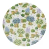 Caspari Placemats|Paper Placemats|Potted Hydrangeas Placemats - 12 Per Package