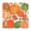 Caspari Halloween|Paper Luncheon Napkins|Pumpkin Field Paper Luncheon Napkins in White - 20 Per Package