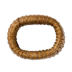 Caspari Mother'S Day|Thanksgiving|Rattan Napkin Ring in Dark Natural