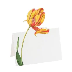 Caspari Place Cards|Redoute Floral Place Cards Die Cut Package 8 In