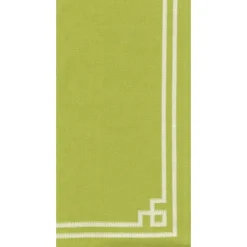 Caspari Kitchen Essentials|Table Linens|Rive Gauche Cotton Tea Towel in Spring Green - 1 Each