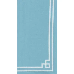 Caspari Kitchen Essentials|Table Linens|Rive Gauche Cotton Tea Towel in Turquoise - 1 Each