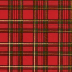 Caspari Christmas Wrapping Paper|Wrapping Paper|Royal Plaid Foil Gift Wrapping Paper - 30" x 6' Roll