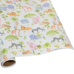 Caspari Baby Shower|Wrapping Paper|Safari Baby Gift Wrapping Paper - 30 x 8 Roll