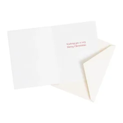 Caspari Christmas And Holiday Cards|Boxed Holiday Cards|Santa Claus Lane Boxed Christmas Cards - 15 Cards & 15 Envelopes