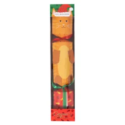 Caspari Christmas Crackers|Santa Hat Cat Pet Favors - includes 1 Pet Favors