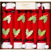 Caspari Christmas Crackers|Celebration Crackers|Santa Hat Cone-Shaped Celebration Christmas Crackers - 8 Per Box