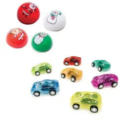 Caspari Christmas Crackers|Celebration Crackers|Santa Hat Cone-Shaped Celebration Christmas Crackers - 8 Per Box