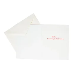 Caspari Christmas And Holiday Cards|Boxed Holiday Cards|Santa's Sleigh Boxed Christmas Cards - 15 Christmas Cards & 15 Envelopes