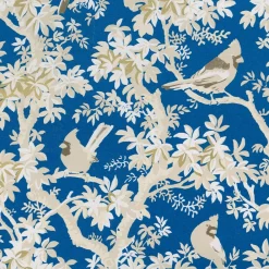 Caspari Christmas Wrapping Paper|Wrapping Paper|Scenic Songbirds China Blue Gift Wrap - One 30