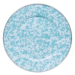 Golden Rabbit Outdoor Plates & Dinnerware|Paper Dinner Plates|Set of 4 Sea Glass Dinner Plates