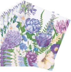 Caspari Paper Dinner Napkins|Shades Of Blue Dinner Napkins - 20 Per Package