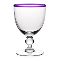 William Yeoward Glass Drinkware|Glass Drinkware|Siena Water Glass in Amethyst