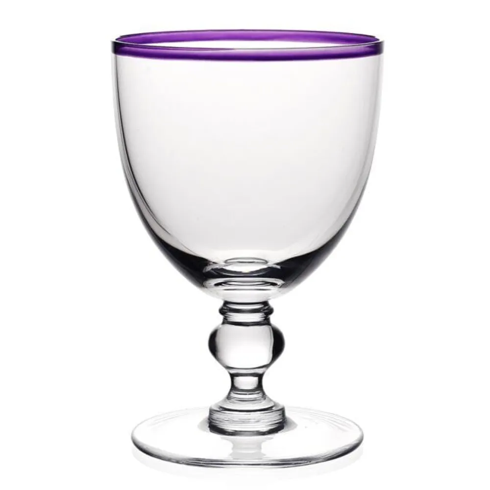 William Yeoward Glass Drinkware|Glass Drinkware|Siena Water Glass in Amethyst