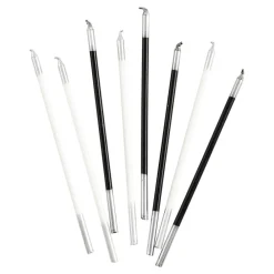 Caspari Birthday|Slim Birthday Candles in Mixed Black & White - 16 Candles Per Package
