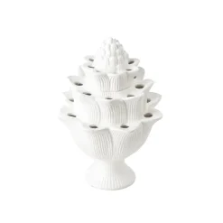 Abigails Vases & Centerpieces|Small White Artichoke Tulipiere