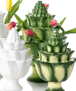 Abigails Summer Picnic|Engagement Party|Small White Artichoke Tulipiere