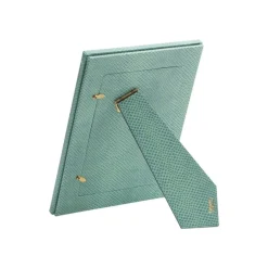 Caspari Mother'S Day|Pictures, Frames & Clocks|Snakeskin 4" x 6" Picture Frame in Mist - 1 Each