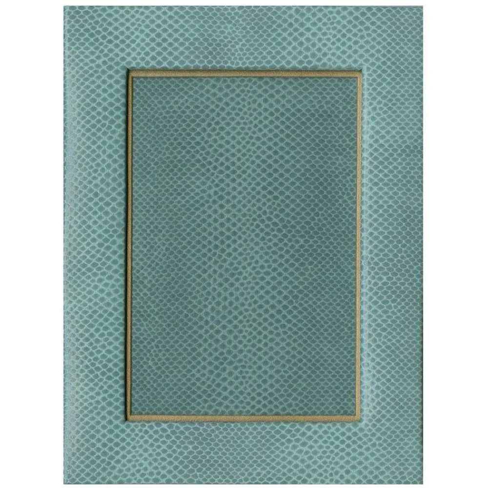 Caspari Mother'S Day|Pictures, Frames & Clocks|Snakeskin 4" x 6" Picture Frame in Mist - 1 Each