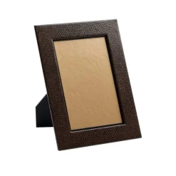 Caspari Father'S Day|Mother'S Day|Snakeskin 4" x 6" Picture Frame in Brown & Black - 1 Each