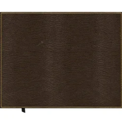 Caspari Engagement Party|Address Books & Refills|Snakeskin Guest Book in Brown & Black - 1 Each