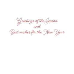 Caspari Christmas And Holiday Cards|Boxed Holiday Cards|Snowy Tree with Cardinal Petite Boxed Christmas Cards - includes 15 cards & envelopes