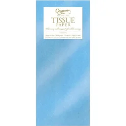Caspari Baby Shower|Tissue Paper|Solid Tissue Paper in Pacific Blue - 8 Sheets Included