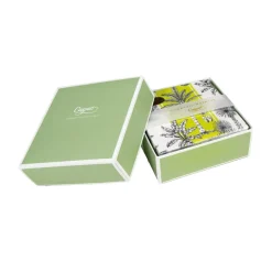 Caspari Boxed Cocktail Napkins|Southern Palms Green & White Boxed Cocktail Napkins - 40 Per Box