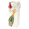 Caspari Christmas Gift & Bottle Bags|Engagement Party|Sparkling Wine & Bottle Gift Bag - 1 Each