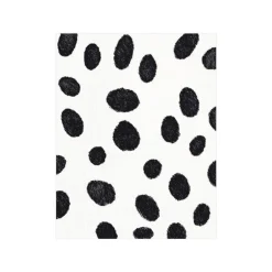 Caspari Gift Tags & Enclosure Cards|Spots Gift Enclosure Cards in Black - 4 Mini Cards & 4 Envelopes